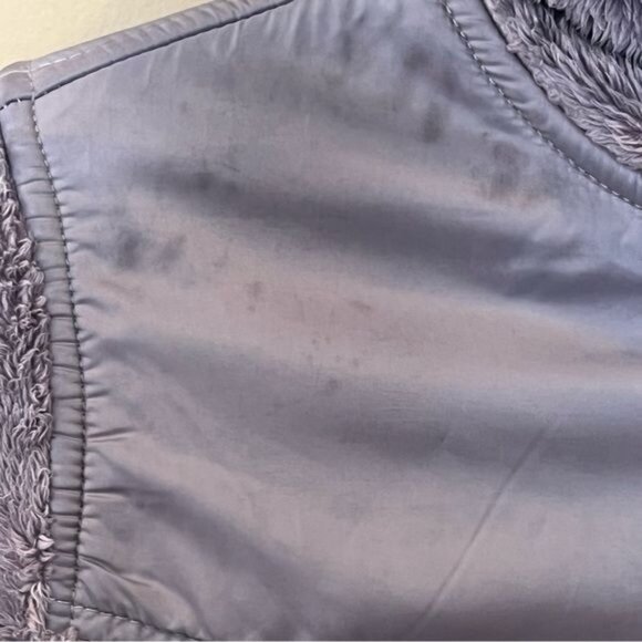 THE NORTH FACE OSO HOODIE GIRLS size large 14/16 grey with bright pink accents - Picture 5 of 15